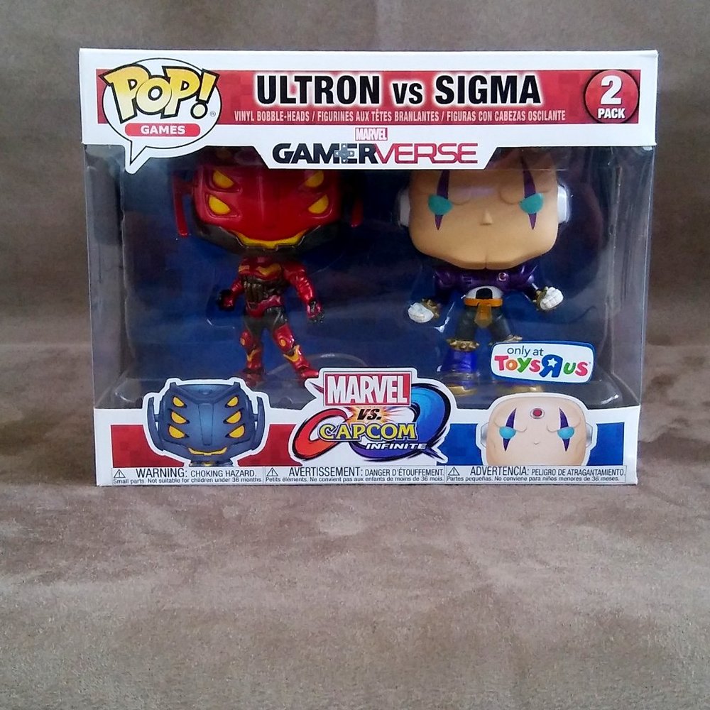 Funko POP! TV: Marvel Vs Capcom - Ultron Vs Sigma Collectible Figure.